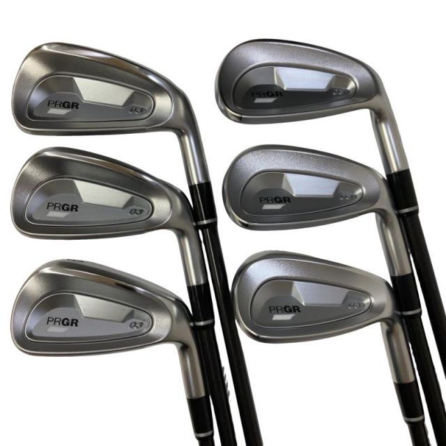 【中古】 プロギア PRGR 03(2025) 6S アイアンセット IR Diamana M FOR PRGR(2025 IR) (フレックスSR) メンズ 男性用 右利き 右用 Bランク ゴルフクラブ