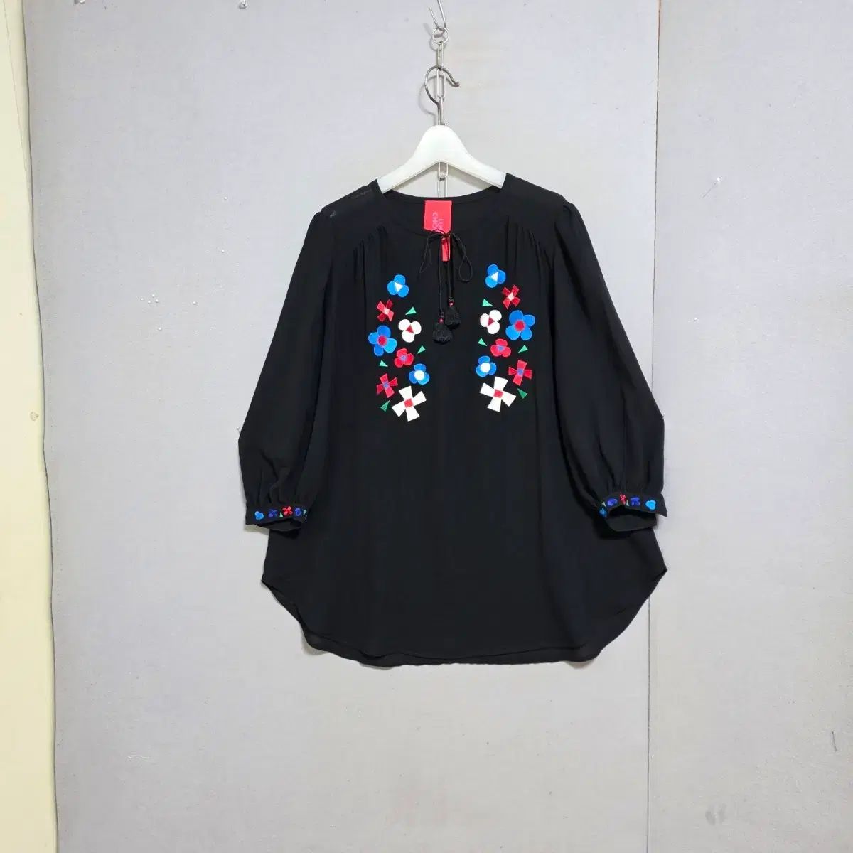 LUCKY CHOUETTE ラッキーシュエトゥ スカイ シフォン ブラウス FF n5809