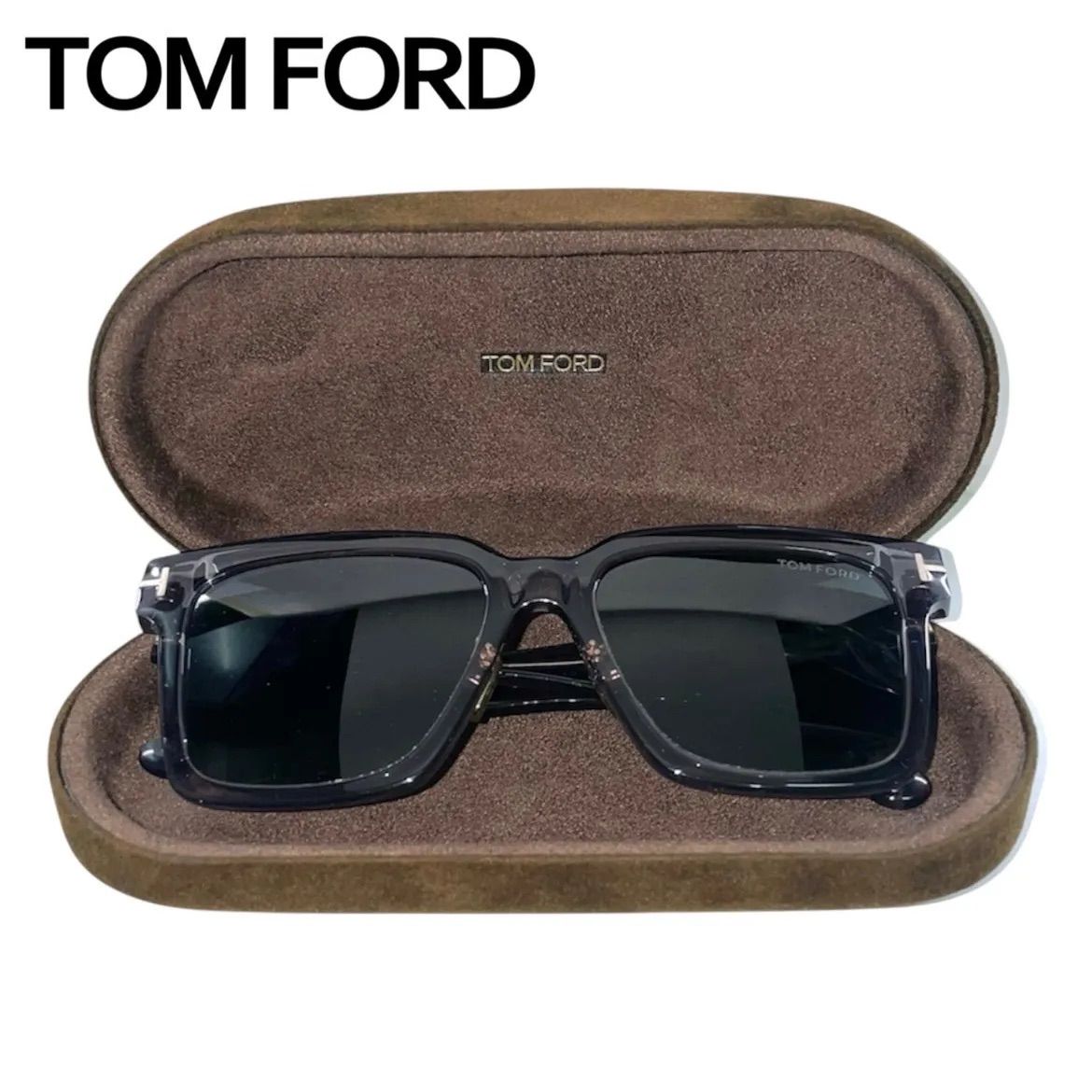 TOM FORD トムフォード サングラス TF1160-K 20A クリアグレー メガネ 眼鏡 UVカット 紫外線カット メンズ レディース