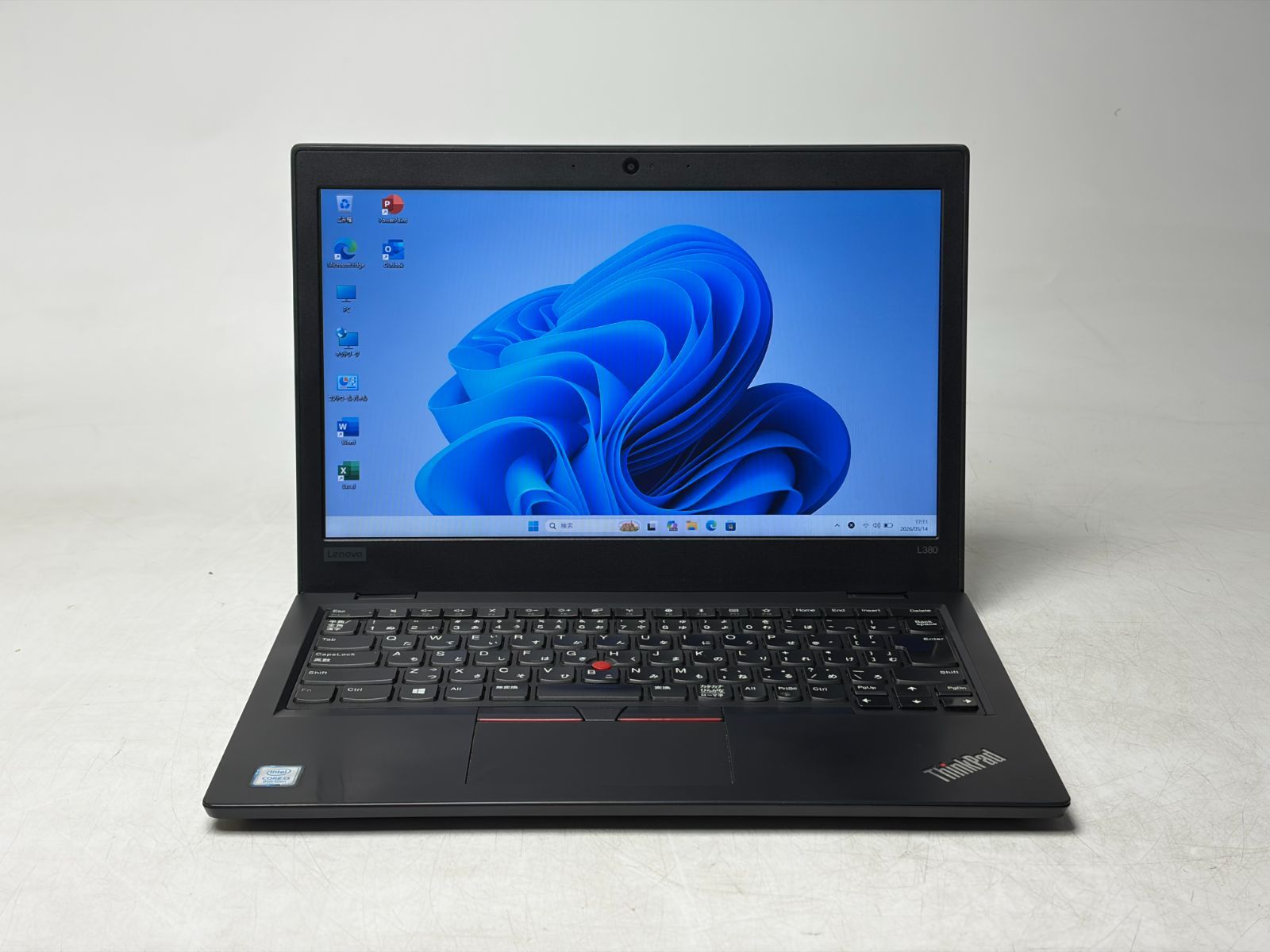 【良品】LENOVO ThinkPad L380/ Intel Core i3-8130U/ 8GB /SSD258GB /Windows 動作確認済み/Office付き/7 日保証付きN2165_1056