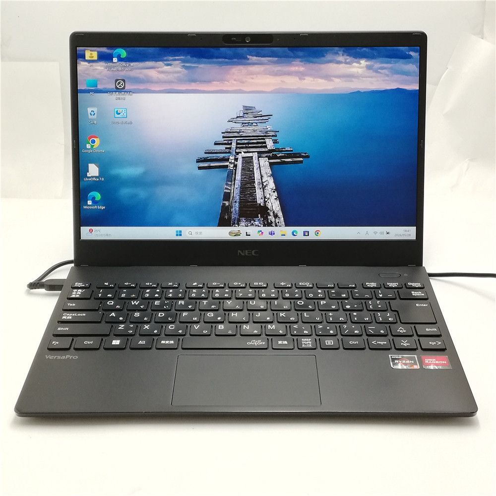 高性能 Wi-Fi有 ノートパソコン 中古良品 NEC VK540CZFG AMD Ryzen5 5500U 16GB 512GB 高速SSD 無線LAN カメラ Windows11 Office 即使用可