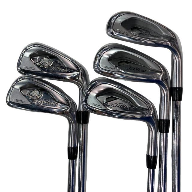 【中古】 タイトリスト Titleist T200 5S アイアンセット IR NS PRO MODUS3 TOUR105 (フレックスS) メンズ 男性用 右利き 右用 Cランク ゴルフクラブ