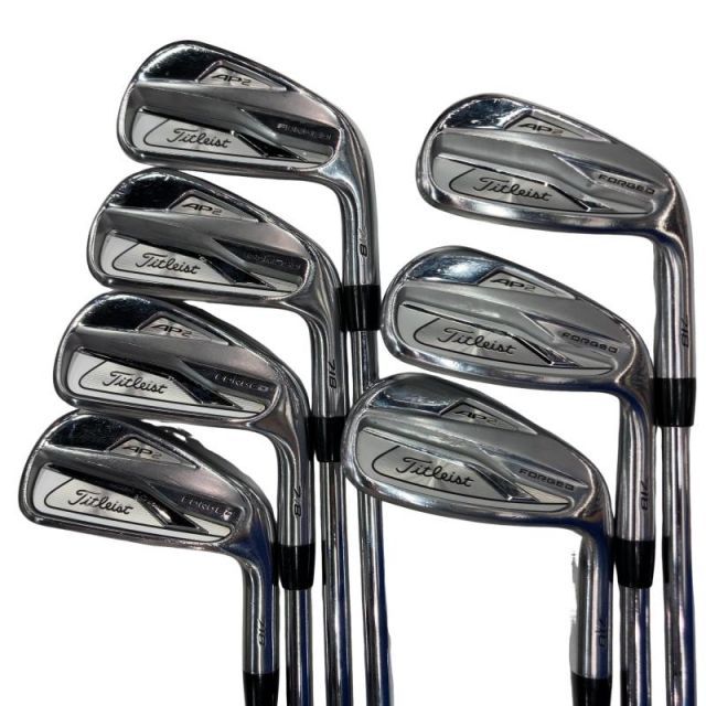 【中古】 タイトリスト Titleist AP2 718 8S アイアンセット IR AMT TOUR WHITE (フレックスS) メンズ 男性用 右利き 右用 Cランク ゴルフクラブ