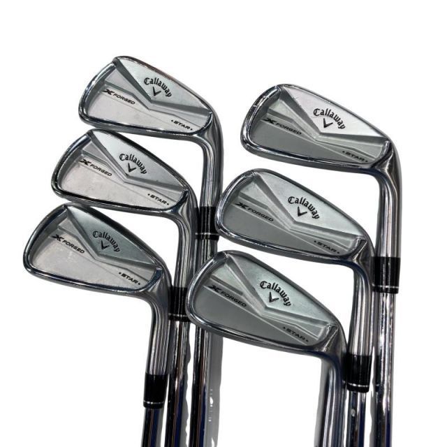 【中古】 キャロウェイ X FORGED STAR(2024) 6S アイアンセット IR NS PRO MODUS3 TOUR105 (フレックスS) メンズ 男性用 右利き 右用 Cランク ゴルフクラブ