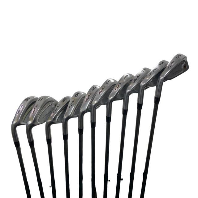 【中古】 本間ゴルフ NEW LB-280 黒七宝 10S アイアンセット IR 4S NEW SUPER LIGHT TITANIUM CARBON (フレックスその他) メンズ 男性用 右利き 右用 Cランク ゴルフクラブ