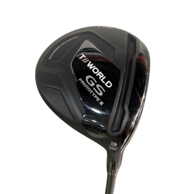 【中古】 本間ゴルフ TOUR WORLD GS PROTOTYPE III 3W フェアウェイウッド FW VIZARD FZ-5 (フレックスS) メンズ 男性用 右利き 右用 Cランク ゴルフクラブ