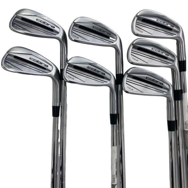 【中古】 コブラ KING FORGED TOUR(2023) 8S アイアンセット IR 純正特注シャフト (フレックスS) メンズ 男性用 右利き 右用 Cランク ゴルフクラブ