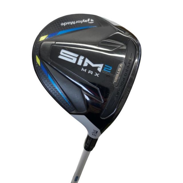 【中古】 テーラーメイド SIM2 MAX 3W フェアウェイウッド FW Tour AD HD-6 (フレックスS) メンズ 男性用 右利き 右用 Cランク ゴルフクラブ