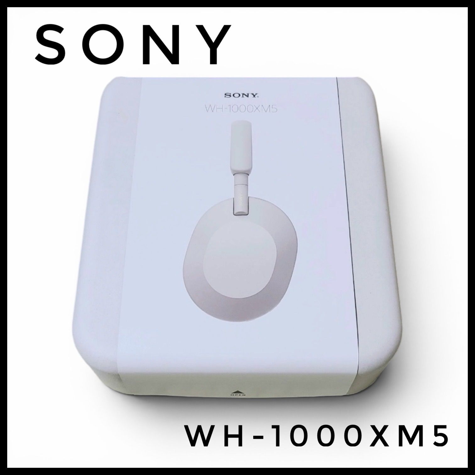 【新品未開封】SONY WH-1000XM5 ホワイト ワイヤレスヘッドホン　白