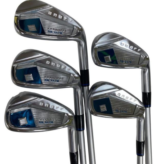 【中古】 ダイワ(グローブライド) ONOFF LABOSPEC RB-247M 5S アイアンセット IR SMOOTH KICK MP-247 (フレックスR) メンズ 男性用 右利き 右用 Cランク ゴルフクラブ