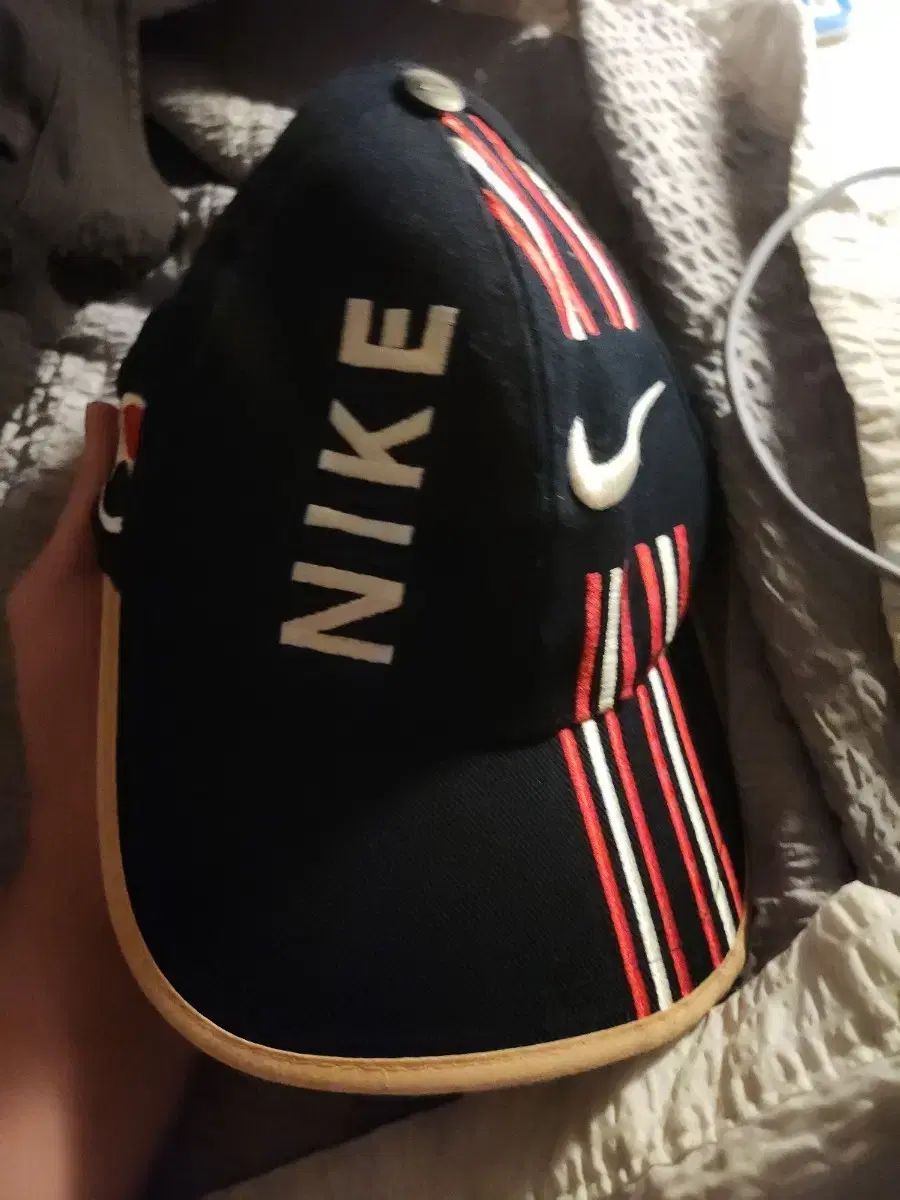 NIKE ブラック ベースボールキャップ 帽子 ウール ヴィンテージ オールドスクール レトロ レア ユニーク ヒップアイテム