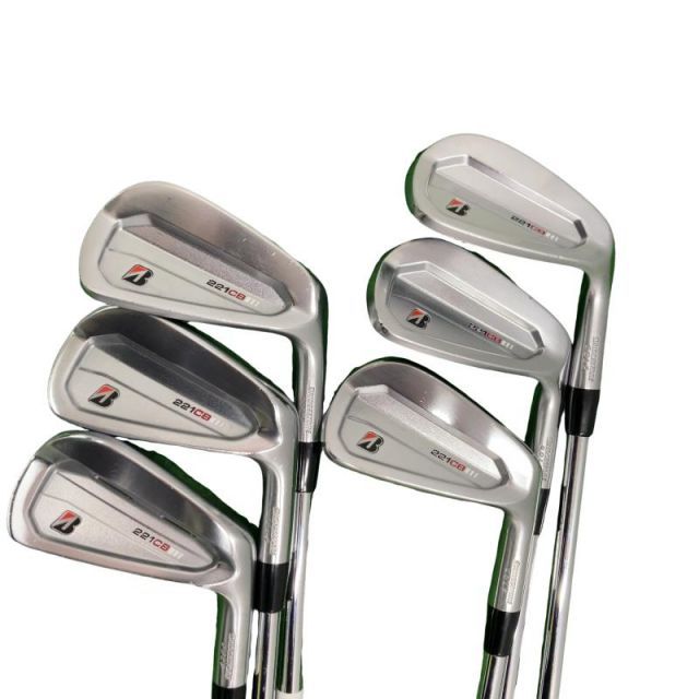 【中古】 ブリヂストン BRIDGESTONE 221CB 6S アイアンセット IR NS PRO MODUS3 TOUR120 (フレックスS) メンズ 男性用 右利き 右用 Cランク ゴルフクラブ
