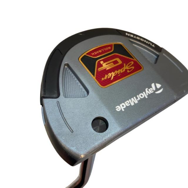 【中古】 テーラーメイド Spider GT ROLLBACK SILVER/BLACK シングルベンド 34インチ パター PT スチール (フレックスその他) メンズ 男性用 右利き 右用 Cランク ゴルフクラブ