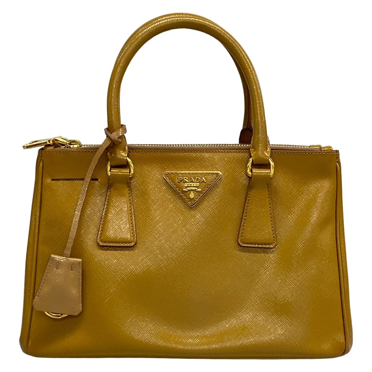 PRADA(プラダ) トートバッグ ガレリアスモールバッグ/旧ミニ BN2316 ダークイエロー レザー 65,780円