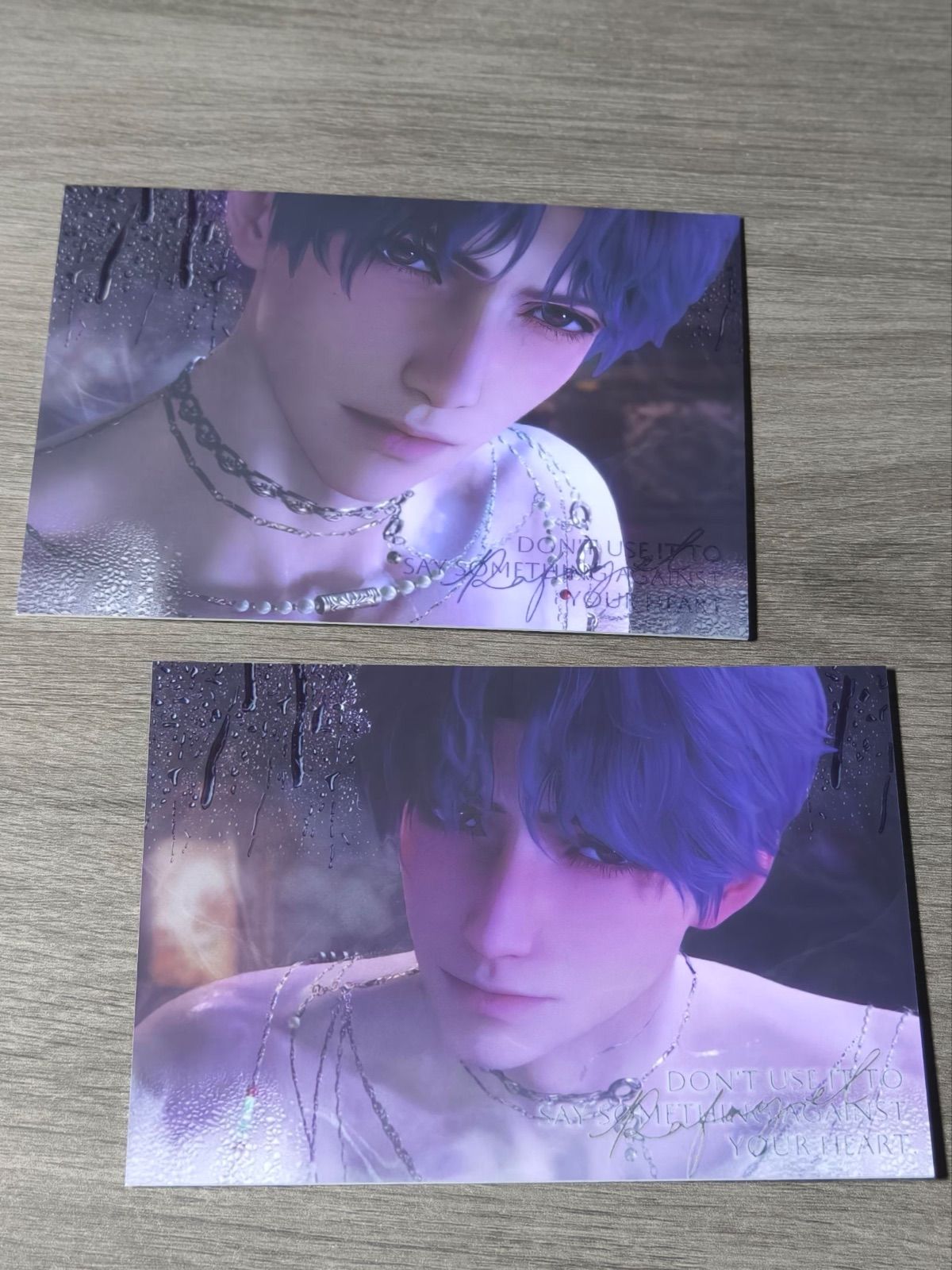 予約締切】恋と深空 触感フィルム+uv加工ポストカード シン マヒル