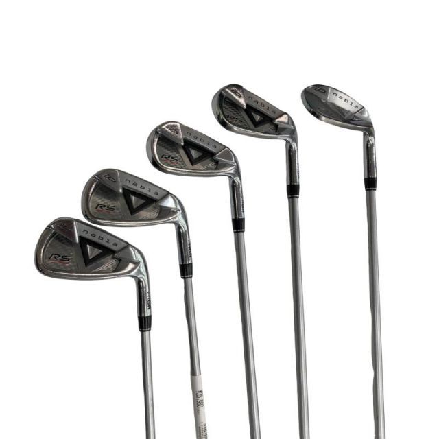 【中古】 プロギア iD nabla RS TITAN FACE 8S アイアンセット IR iD nabla RS (フレックスSR) メンズ 男性用 右利き 右用 Cランク ゴルフクラブ