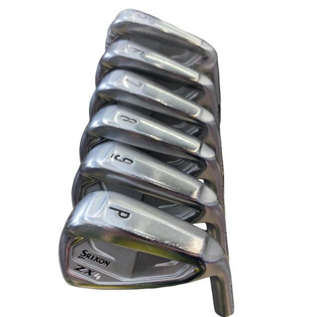 【中古】 ダンロップ SRIXON ZX4 Mk II 6S アイアンセット IR 純正特注シャフト (フレックスR) メンズ 男性用 右利き 右用 Cランク ゴルフクラブ