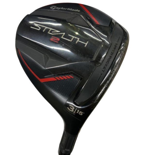 【中古】 テーラーメイド STEALTH2 3W フェアウェイウッド FW TENSEI RED TM50(STEALTH FW) (フレックスS) メンズ 男性用 右利き 右用 Cランク ゴルフクラブ
