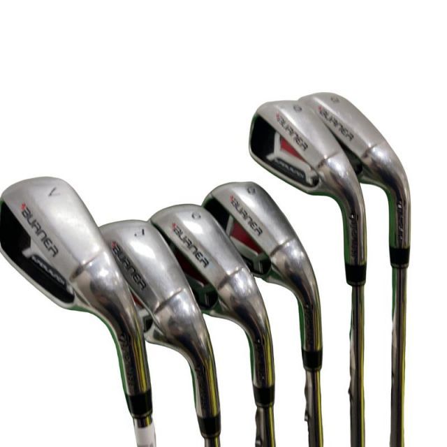 【中古】 テーラーメイド BURNER SUPER LAUNCH 6S アイアンセット IR NS PRO 950GH (フレックスS) メンズ 男性用 右利き 右用 Dランク ゴルフクラブ