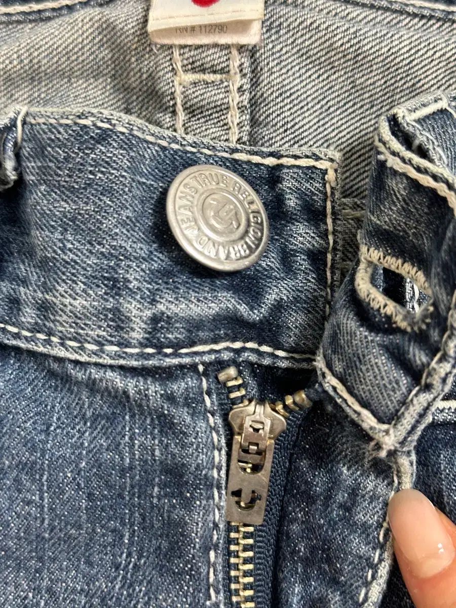 トゥルーレリジョン Made in USA ヴィンテージ ウォッシュ デニム パンツ (31)
