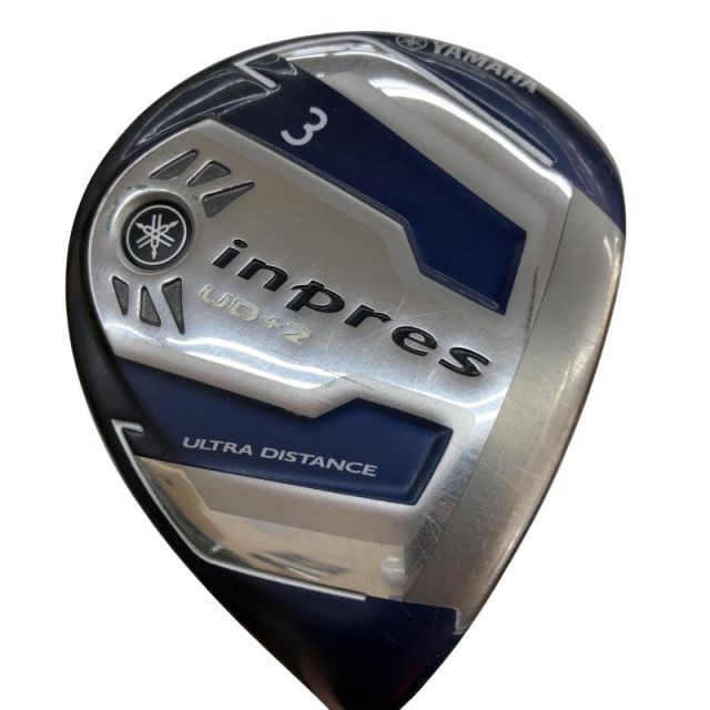 【中古】 ヤマハ inpres UD+2 3W フェアウェイウッド FW リシャフト (フレックスその他) メンズ 男性用 右利き 右用 Cランク ゴルフクラブ