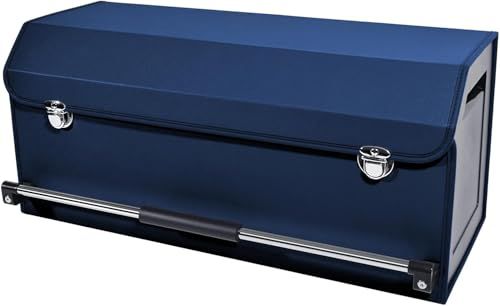 車 収納 トランク収納 トランクボックス 皮革 60L 大容量 可折? 車用収納ポケット トランクカーゴ 車 収納ボックス 仕切り可能 携帯用プッシュプルハンドル設計 SUV/軽自動車などの大中小型車に適用 ネジの型 車家両用 アウトドア ( 744da8a0