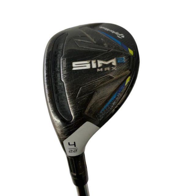 【中古】 テーラーメイド SIM2 MAX U4 レフティ ユーティリティ UT 純正特注シャフト (フレックスS) メンズ 男性用 左利き レフティ 左用 Cランク ゴルフクラブ
