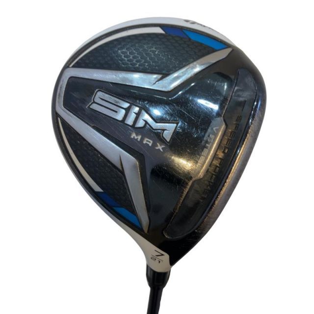 【中古】 テーラーメイド SIM MAX 7W フェアウェイウッド FW TENSEI BLUE TM50(FW) (フレックスR) メンズ 男性用 右利き 右用 Cランク ゴルフクラブ