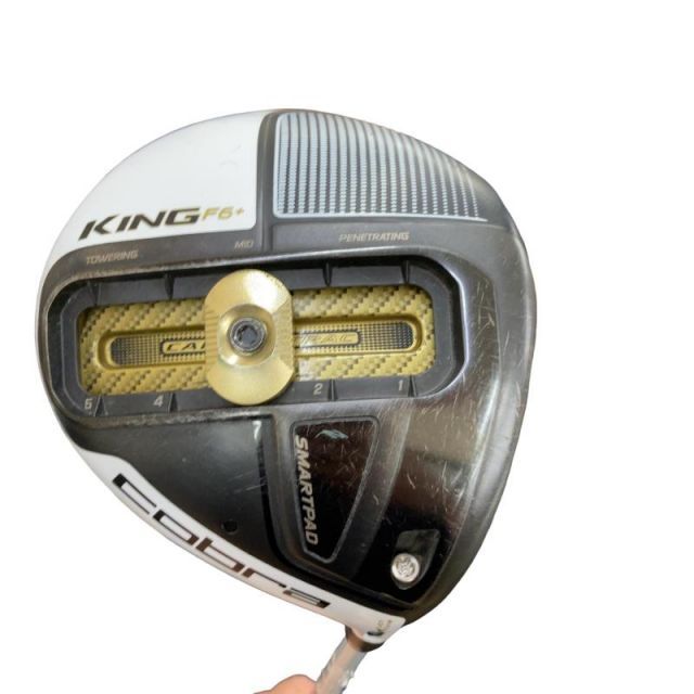【中古】 コブラ KING F6+ 1W(ホワイト) ドライバー DR Cobra ATTAS 5 (フレックスS) メンズ 男性用 右利き 右用 Cランク ゴルフクラブ