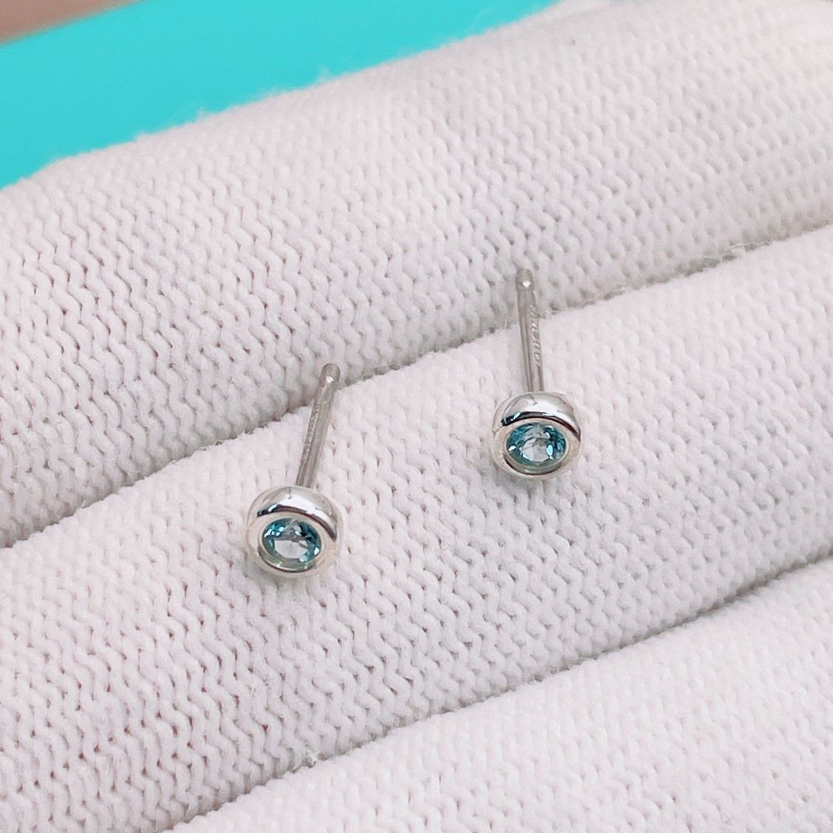 ◇ティファニー◇新品仕上済 Tiffany&Co. バイザヤード アクアマリン ピアス Ag925 シルバー ブルー ストーン ブランド 1.08g ◇ティファニー◇新品仕上済 Tiffany&Co. バイザヤード アクアマリン ピアス Ag925 シルバー ブルー ストーン ブランド 1.08g