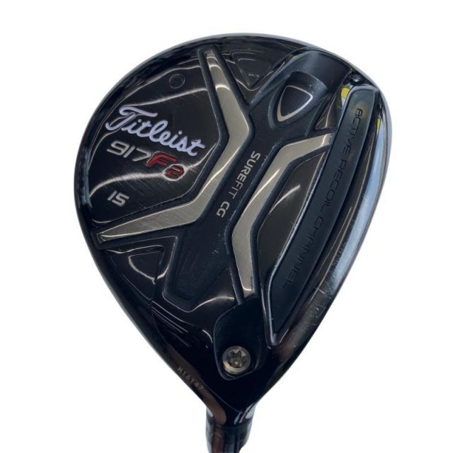 【中古】 タイトリスト 917 F2 15° フェアウェイウッド FW Tour AD IZ-6 (フレックスS) メンズ 男性用 右利き 右用 Cランク ゴルフクラブ
