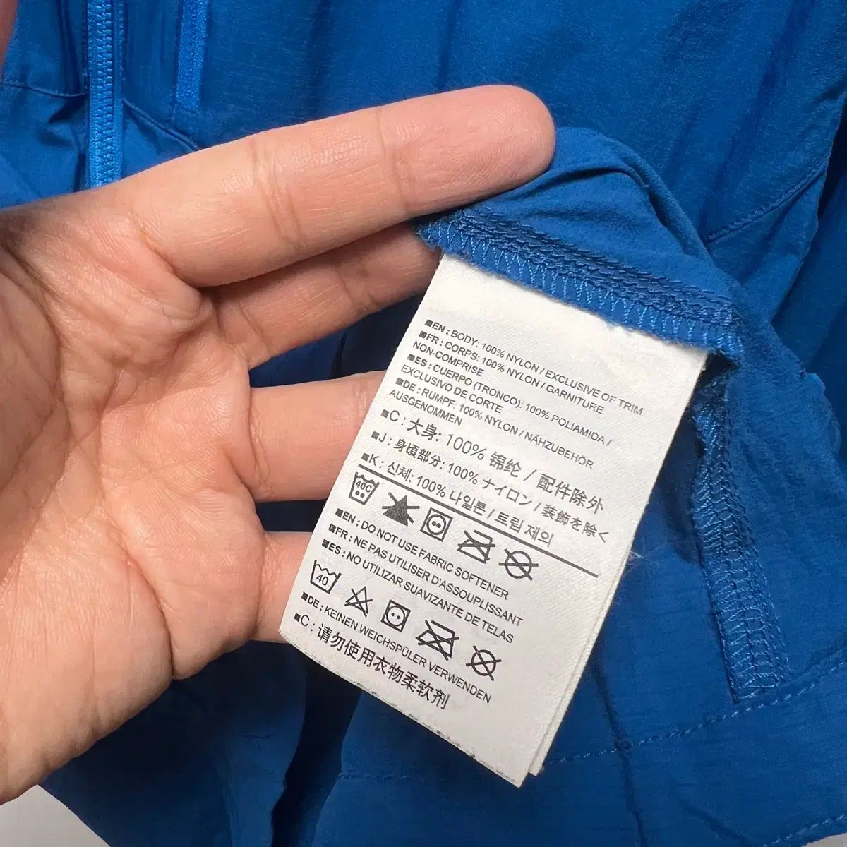 正規品/L ARC'TERYX アークテリクス スコーミッシュ フーディー ウィンドブレーカー ブルー