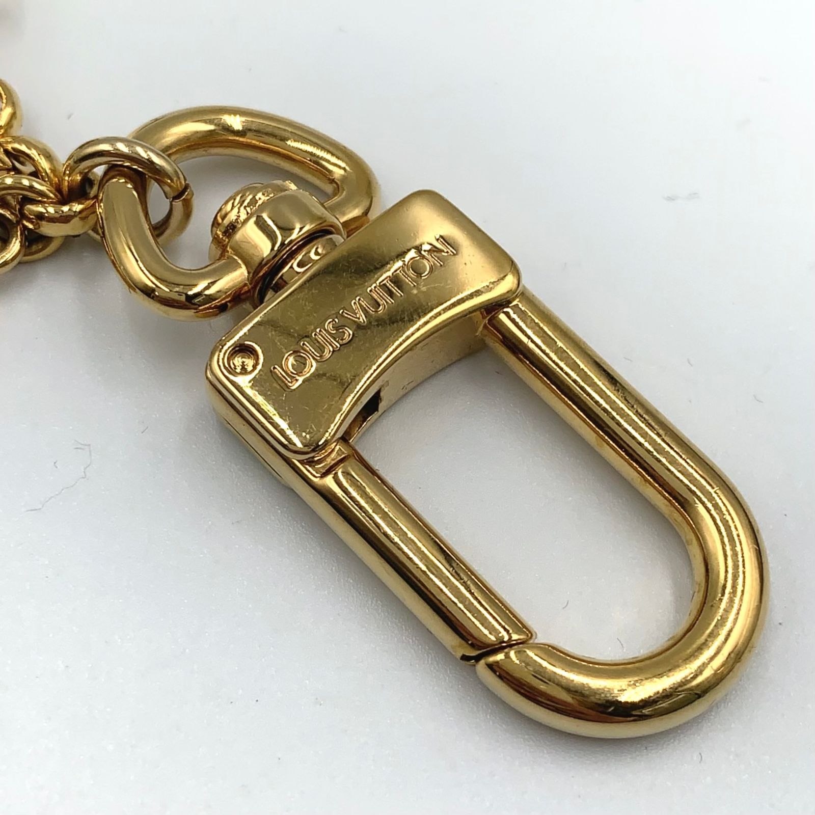 【新着】LOUIS VUITTON フルール ドゥ モノグラム GP オフホワイト×ゴールド×ベージュ チャーム ゴールド M65111