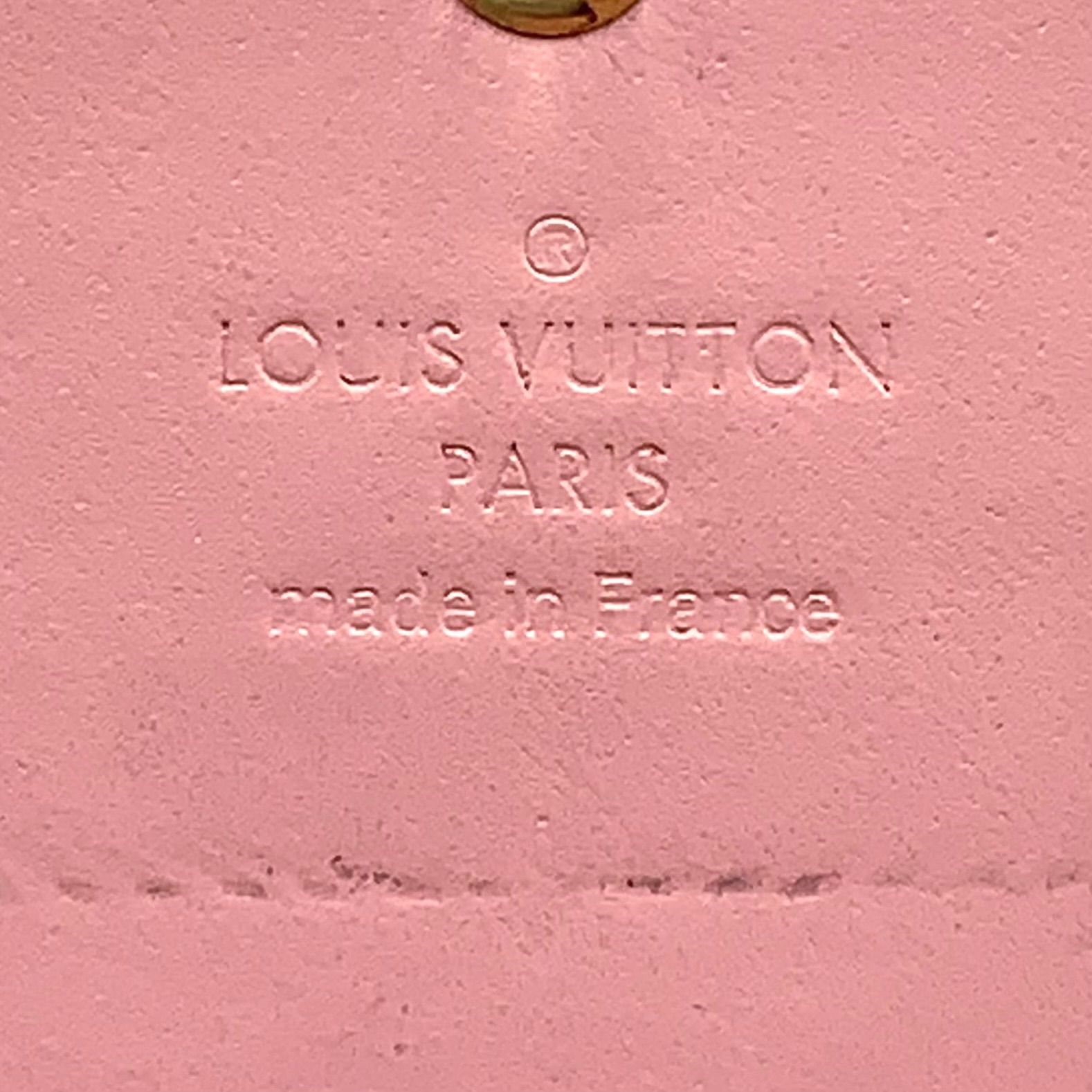 LOUIS VUITTON レイユール ポルトフォイユサラ モノグラムヴェルニ 