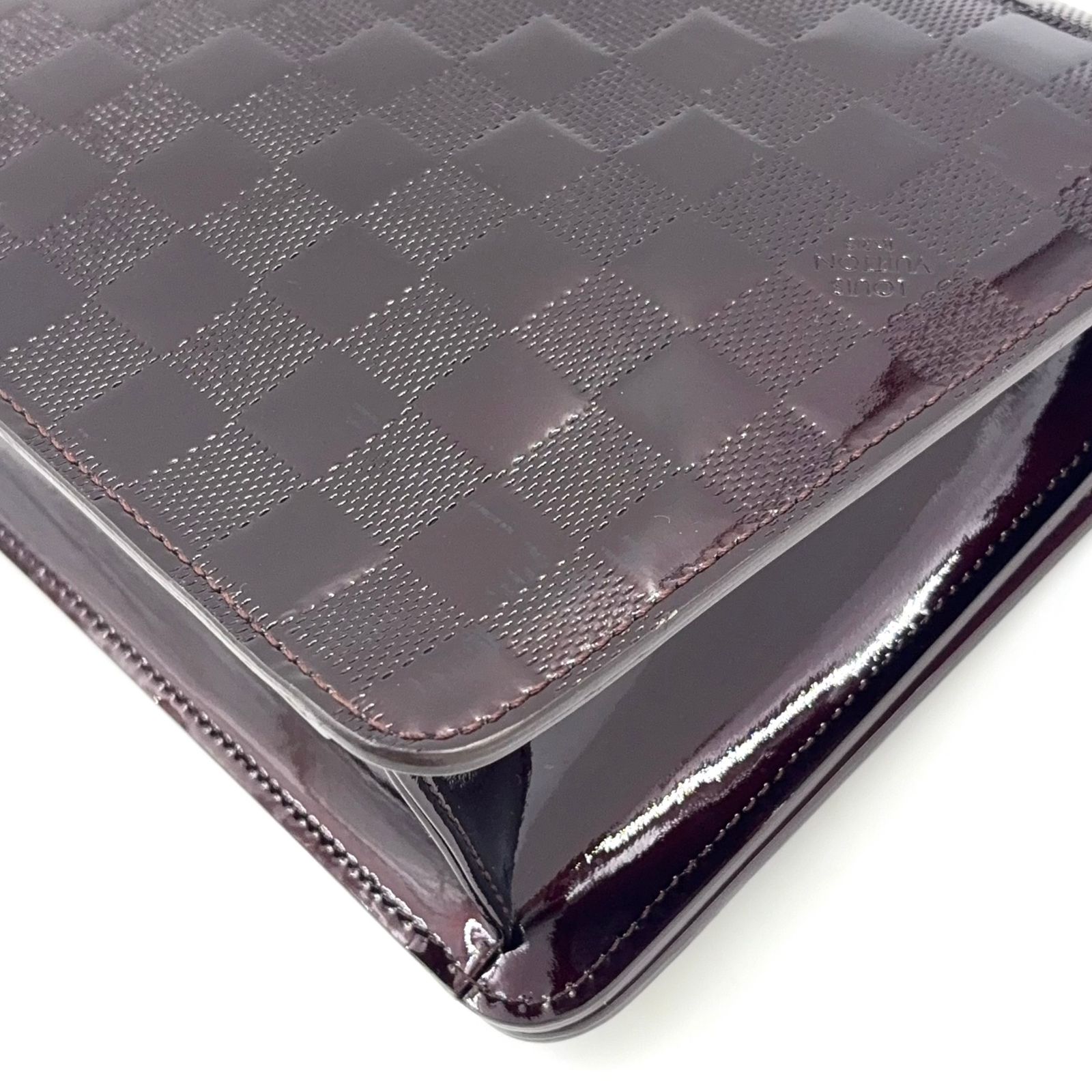 新着】LOUIS VUITTON キャバレー ダミエ ヴェルニ レザー×エナメル