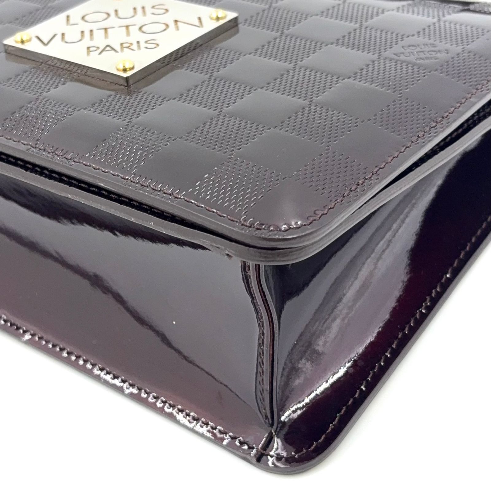 新着】LOUIS VUITTON キャバレー ダミエ ヴェルニ レザー×エナメル