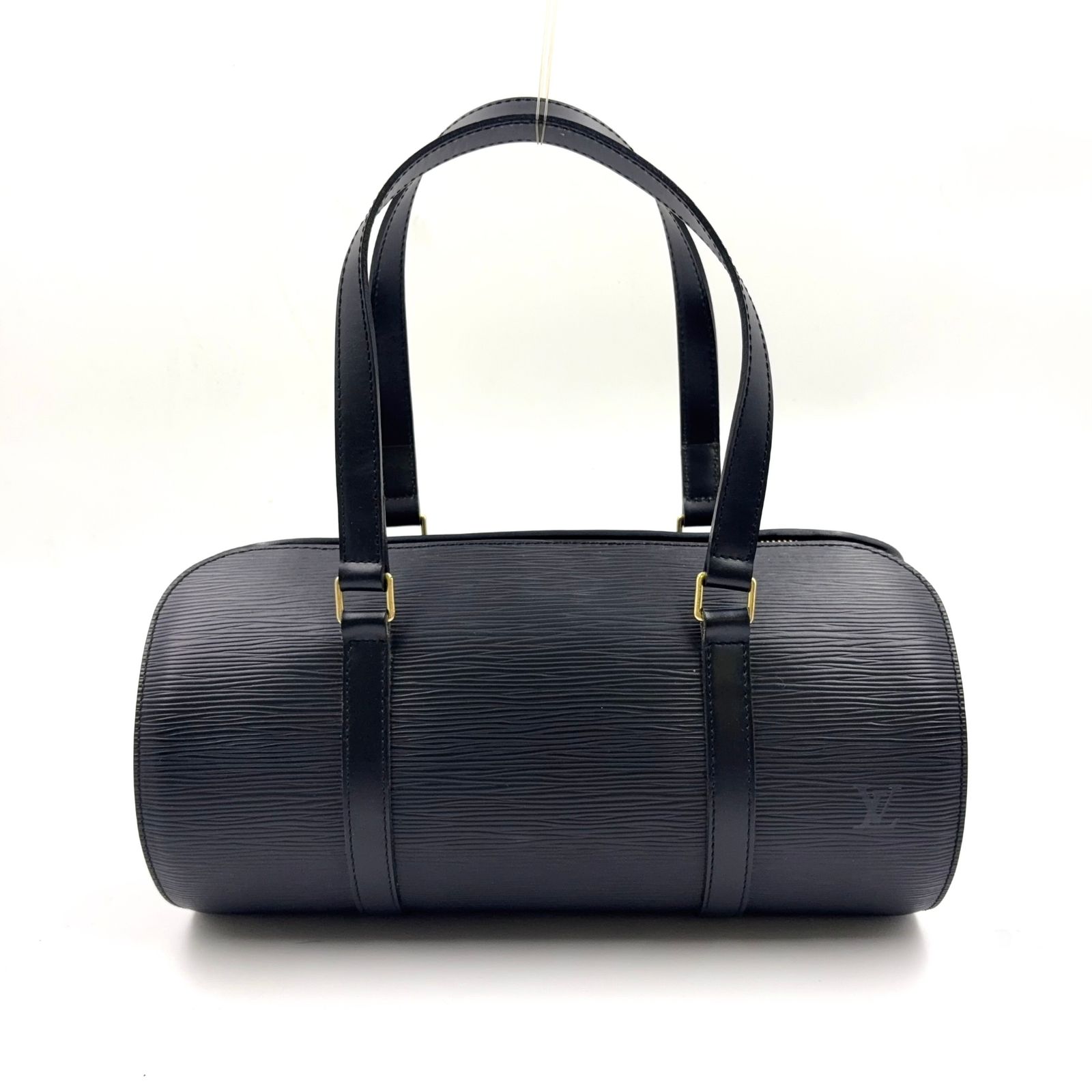 【新着】LOUIS VUITTON スフロ エピ エピ ノワール レザー ブラック ハンドバッグ ゴールド M52222