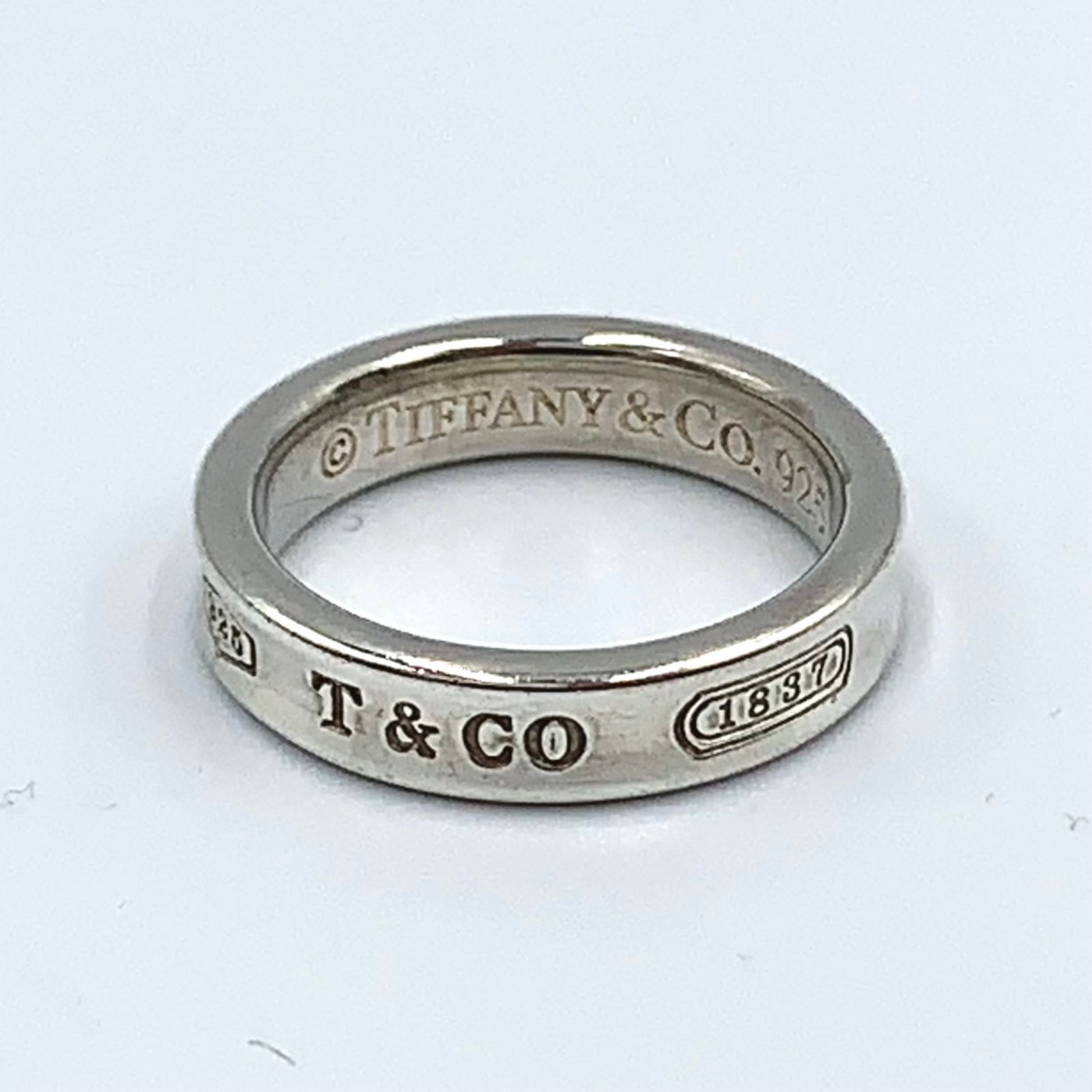 【新着】TIFFANY & Co. 1837 ナロー SV925 シルバー 指輪