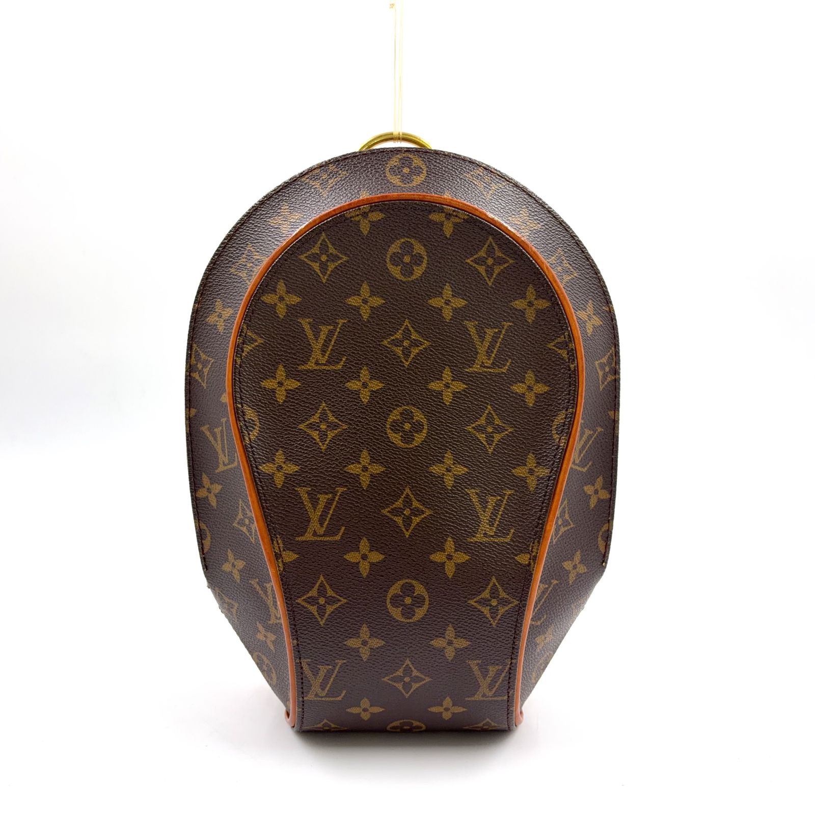 【新着】LOUIS VUITTON エリプス サックアド モノグラム モノグラム レザー×PVC ブラウン×ライトブラウン バックパック ゴールド M51125