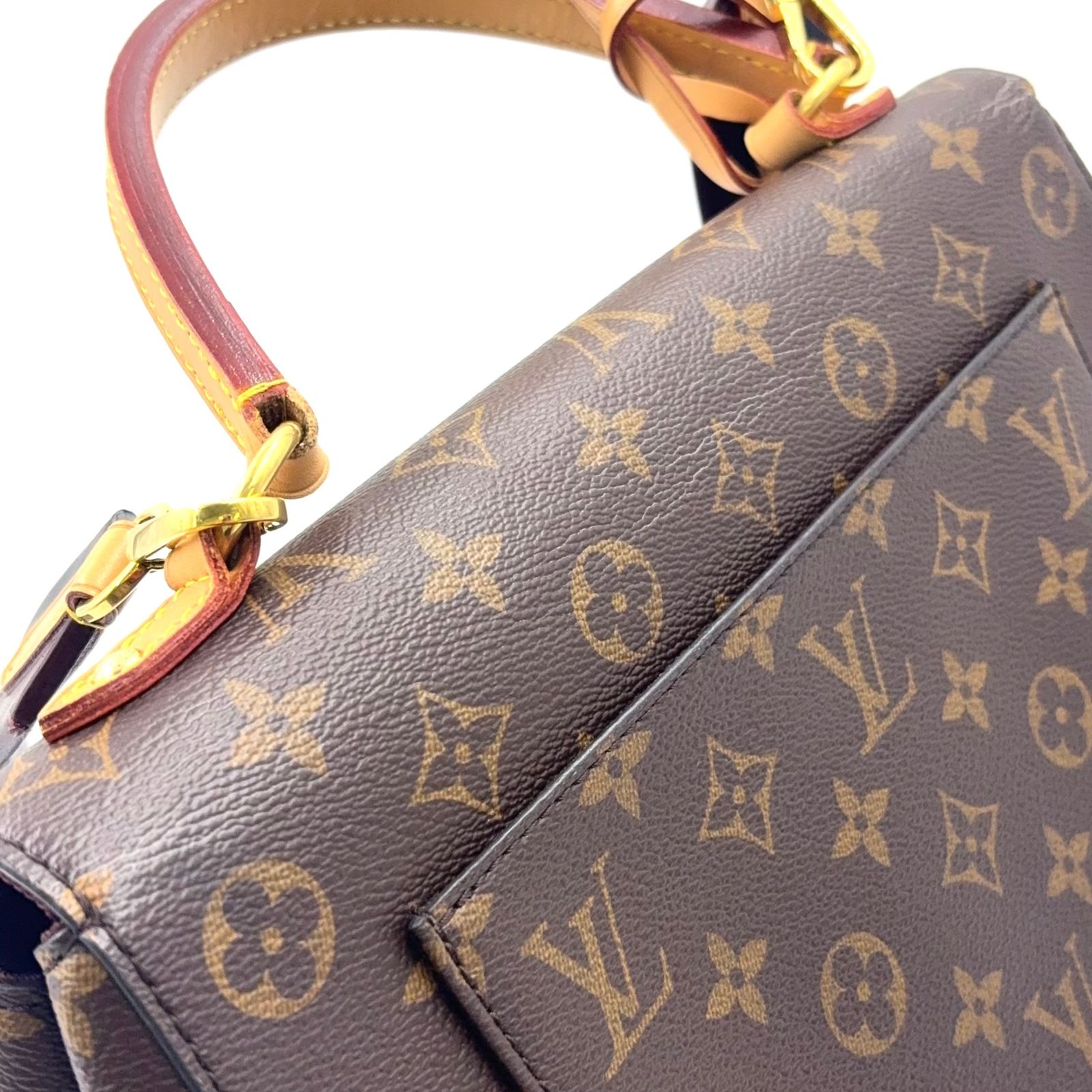 新着】LOUIS VUITTON クリュニーMM モノグラム 2WAY ショルダー レザー 