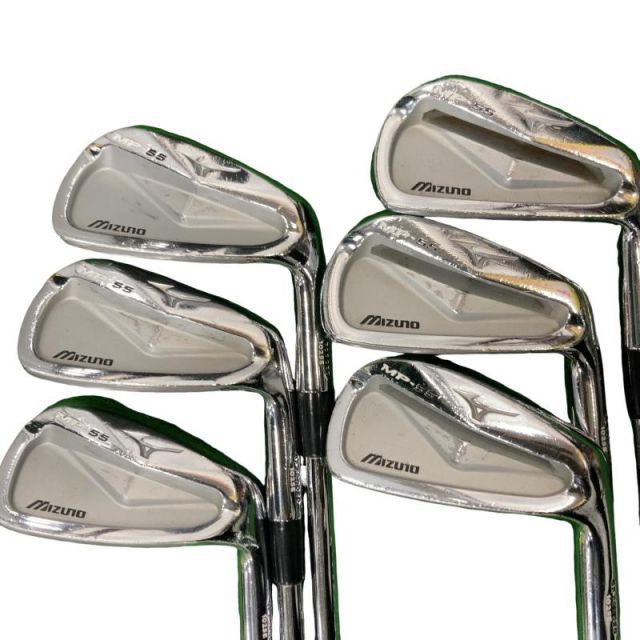 【中古】 ミズノ MP-55 6S アイアンセット IR リシャフト (フレックスその他) メンズ 男性用 右利き 右用 Cランク ゴルフクラブ
