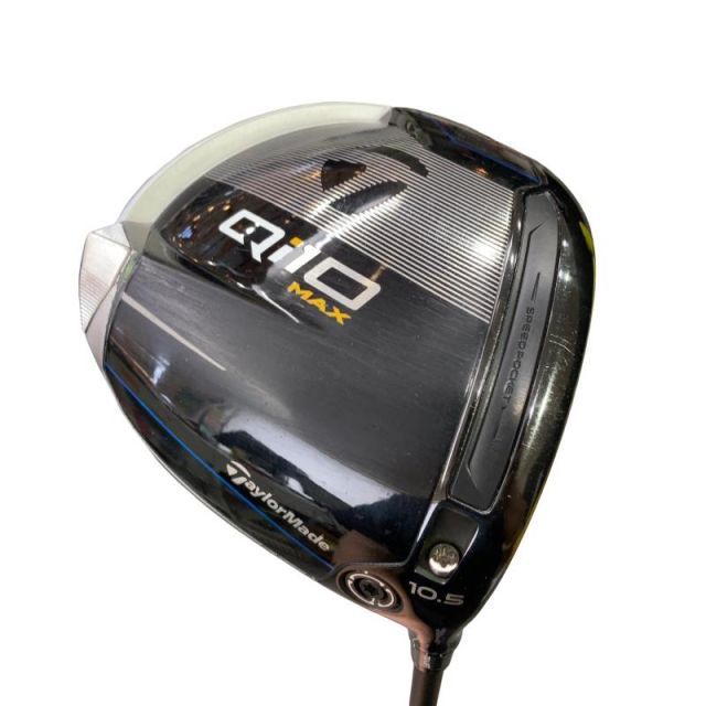 【中古】 テーラーメイド Qi10 MAX 10.5° ドライバー DR 純正特注シャフト (フレックスS) メンズ 男性用 右利き 右用 Cランク ゴルフクラブ