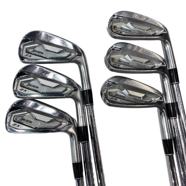【中古】 ダンロップ SRIXON ZX5 6S アイアンセット IR NS PRO MODUS3 TOUR105 D.S.T (フレックスR) メンズ 男性用 右利き 右用 Cランク ゴルフクラブ