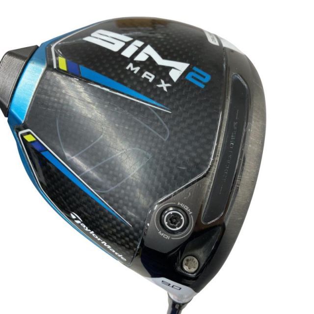 【中古】 テーラーメイド SIM2 MAX 9° ドライバー DR TENSEI BLUE TM50(SIM2 DR) (フレックスS) メンズ 男性用 右利き 右用 Cランク ゴルフクラブ