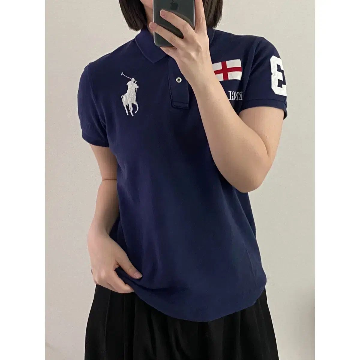 ポロ BIGポニー イングランド 半袖ポロシャツ