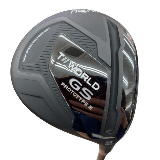 【中古】 本間ゴルフ TOUR WORLD GS PROTOTYPE III 3W フェアウェイウッド FW 純正特注シャフト (フレックスX) メンズ 男性用 右利き 右用 Cランク ゴルフクラブ