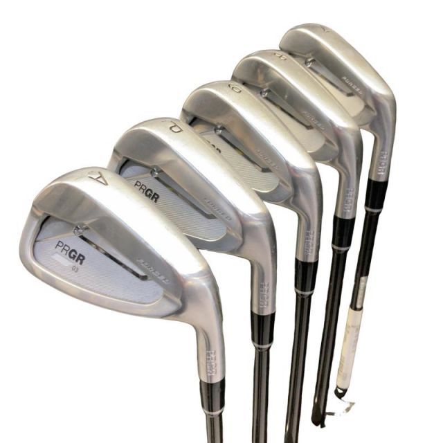 【中古】 プロギア PRGR 03 5S アイアンセット IR Diamana FOR PRGR(2022 IR) (フレックスSR) メンズ 男性用 右利き 右用 Cランク ゴルフクラブ