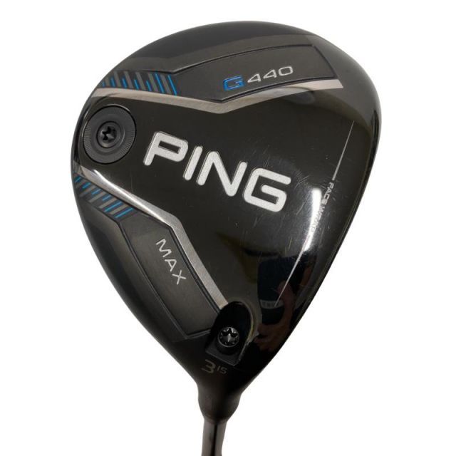 【中古】 ピン G440 MAX 3W フェアウェイウッド FW PING TOUR 2.0 BLACK 65(FW) (フレックスS) メンズ 男性用 右利き 右用 Cランク ゴルフクラブ