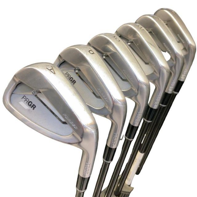 【中古】 プロギア PRGR 03 7S アイアンセット IR Diamana FOR PRGR(2022 IR) (フレックスS) メンズ 男性用 右利き 右用 Cランク ゴルフクラブ