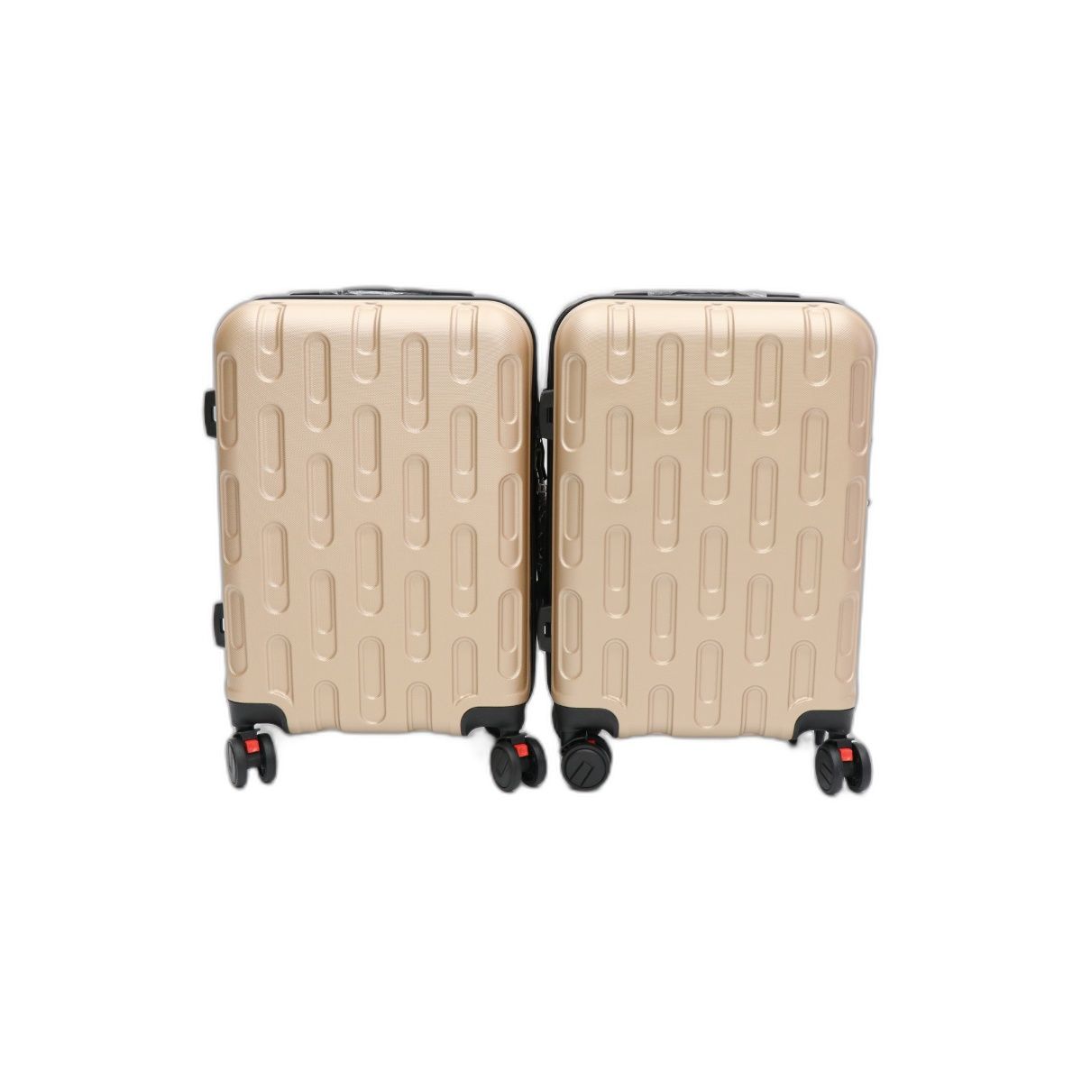 軽量樹脂製キャリーケース USD08 Hタイプ SSセット ゴールド TSA LOCKキャリーケース バッグ 旅行 アウトドア